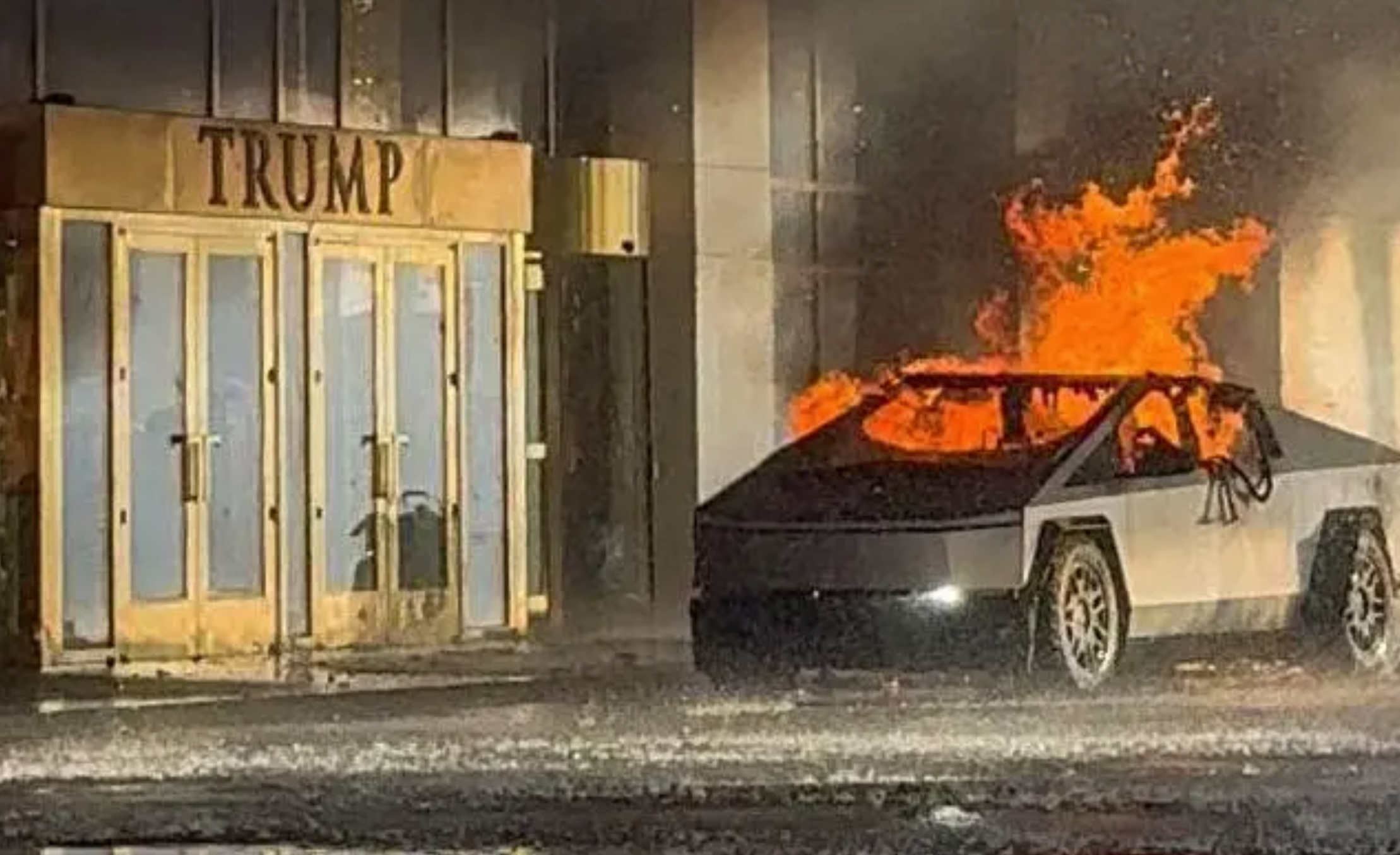 Investigan explosión de camioneta Tesla en Las Vegas